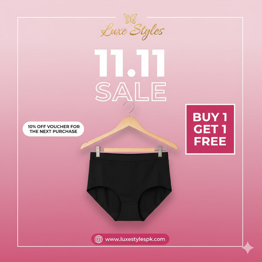 4 Layers Premium Leak-Proof Period Panty For Heavy Flow.